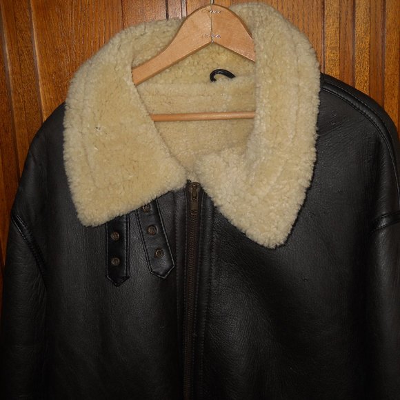 Lamb/Sheepskin B_3USAAF Bomber Flight Jacket